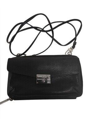 Tumi Black Leather Crossbody